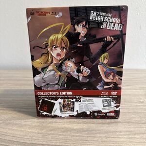 High School of the Dead Collector's Edition Premium BD/DVD 5-Disc BRAND NEW!